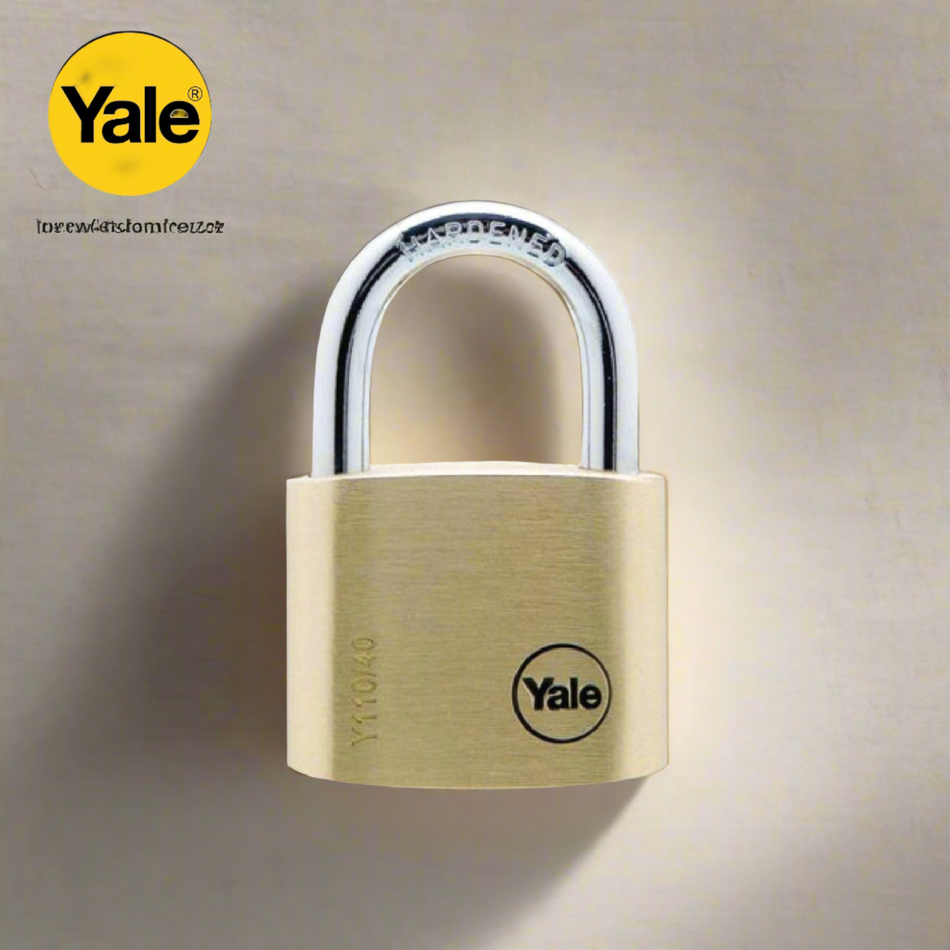 Yale General-purpose Padlock Size 20mm,30mm,40mm,50mm & 60mm Solid Brass Body - Y110