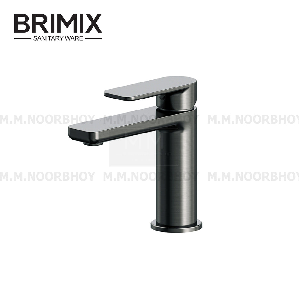 Brimix Brass Basin Mixer Faucet - Gun Grey Finish - Each - YI-BRI/FAU/GRY/55365NG