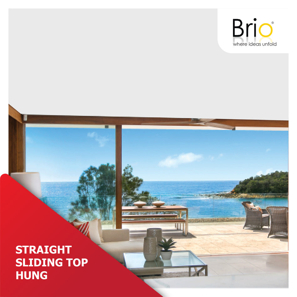 BRIO STRAIGHT SLIDING TOP HUNG