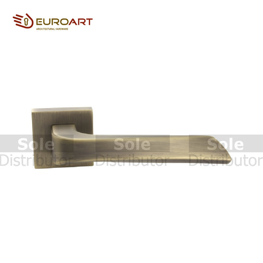 EuroArt Lever Handle Dimension 150.5x54mm Matt Antique Brass - LRZ5005MAB