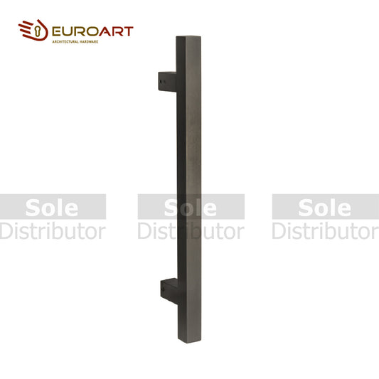 EuroArt Pull Handles T Shape Size 600mm Black PVD Colour - PHS1122/BB/BL/PVD