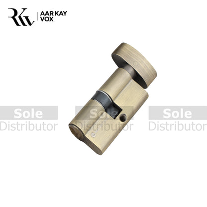AarkayVox Brass Bathroom Cylinder - AARKAYBRASS70MMBK