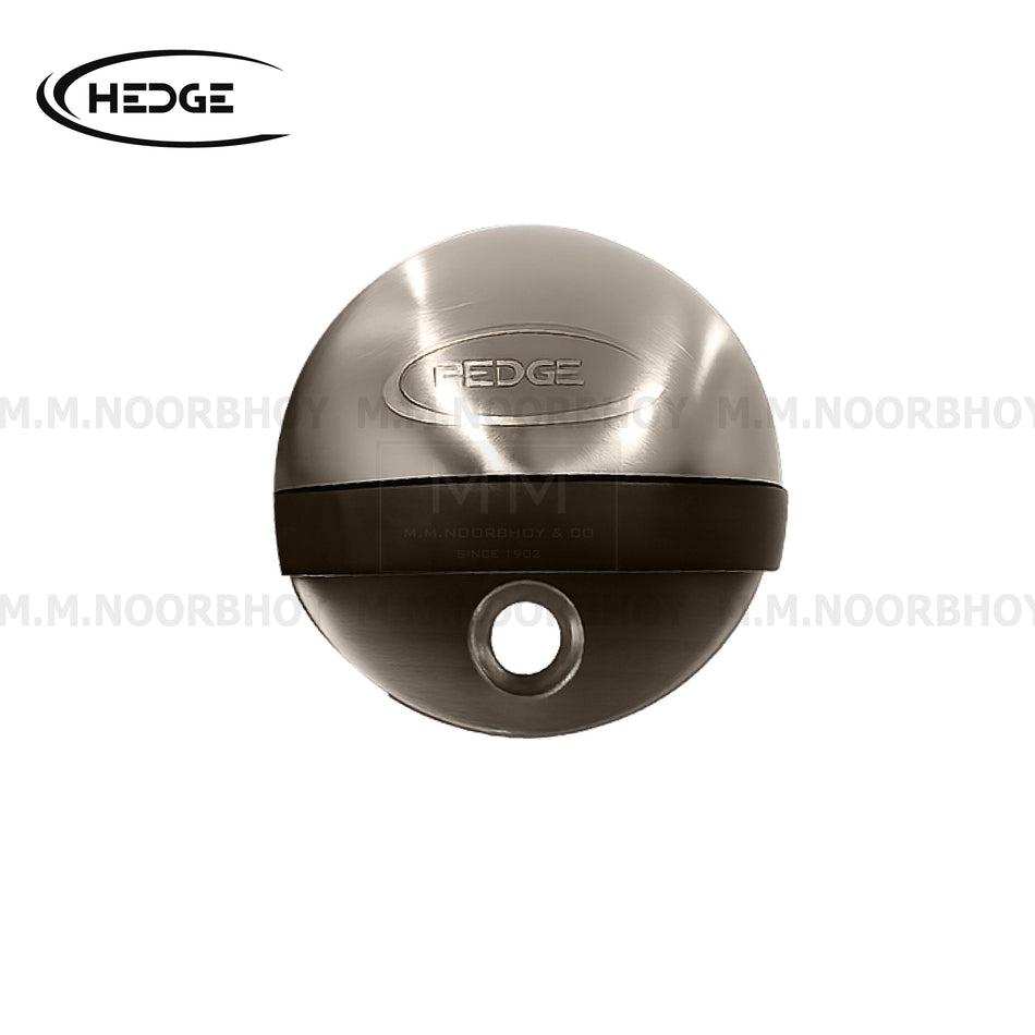 Hedge Half Round Door Bumper with Black & SS Finish Rubber - HE/DB/SS/FDS201