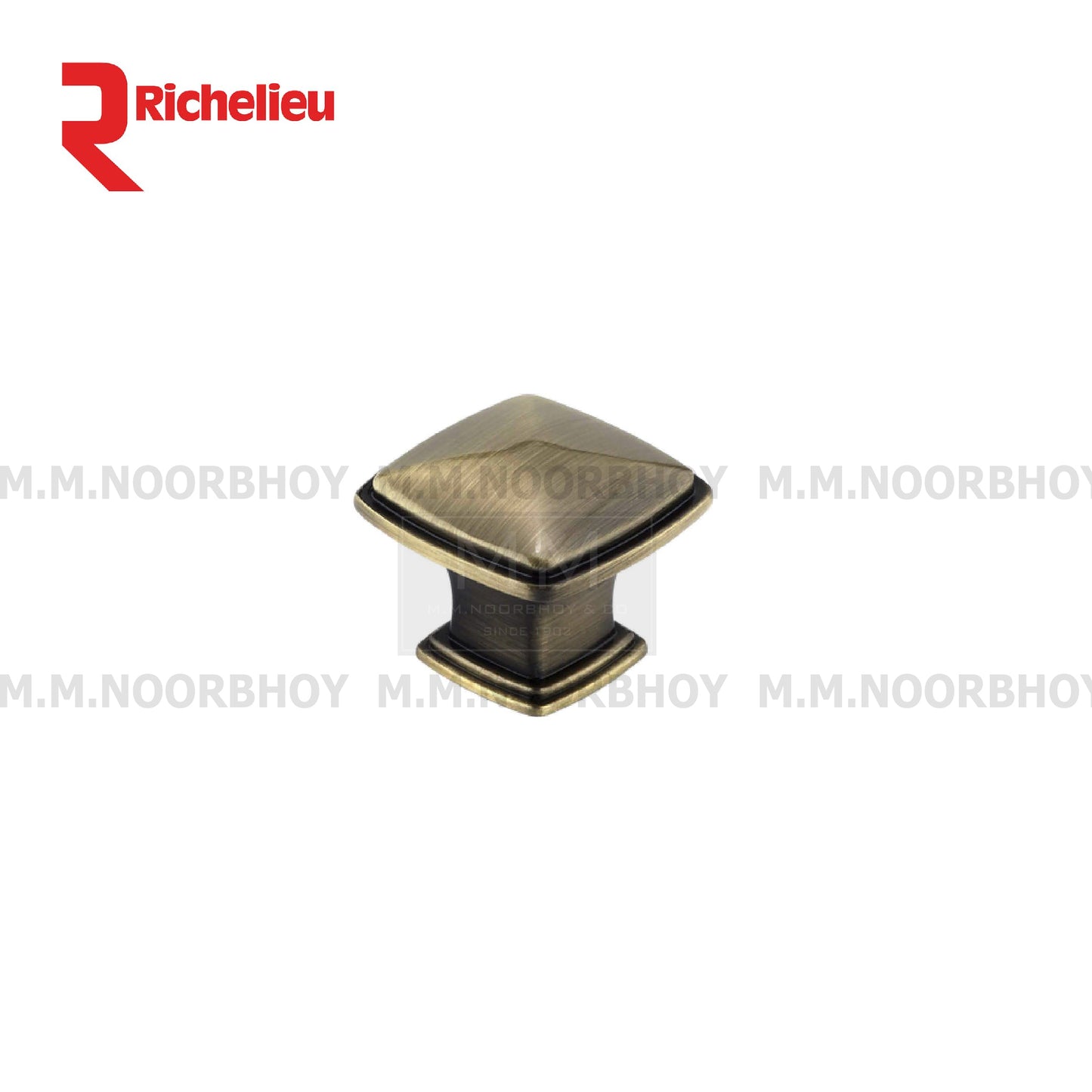 Richelieu Antique English Color Cabinet Knob (1.0x1.22x1.22 in) Each - RHCB19000AE