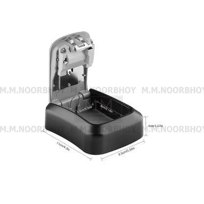Mcoco Black Color Steel Key Safe (12*8.7*3.6) Each - YI-KS-525
