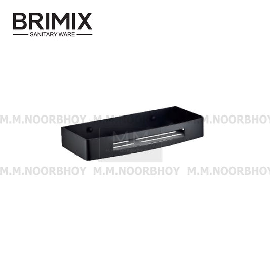 Brimix Black Color Ss 304 Square Single Size Bathroom Shelf - YI-5655X