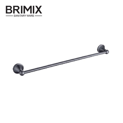 Brimix Black Color Zinc Single Towel Bar - YI-8100X-60