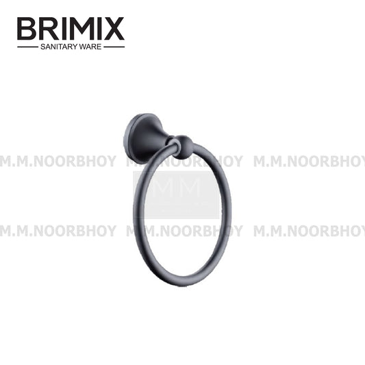 Brimix Black Color Zinc Towel Ring - YI-8100X-62