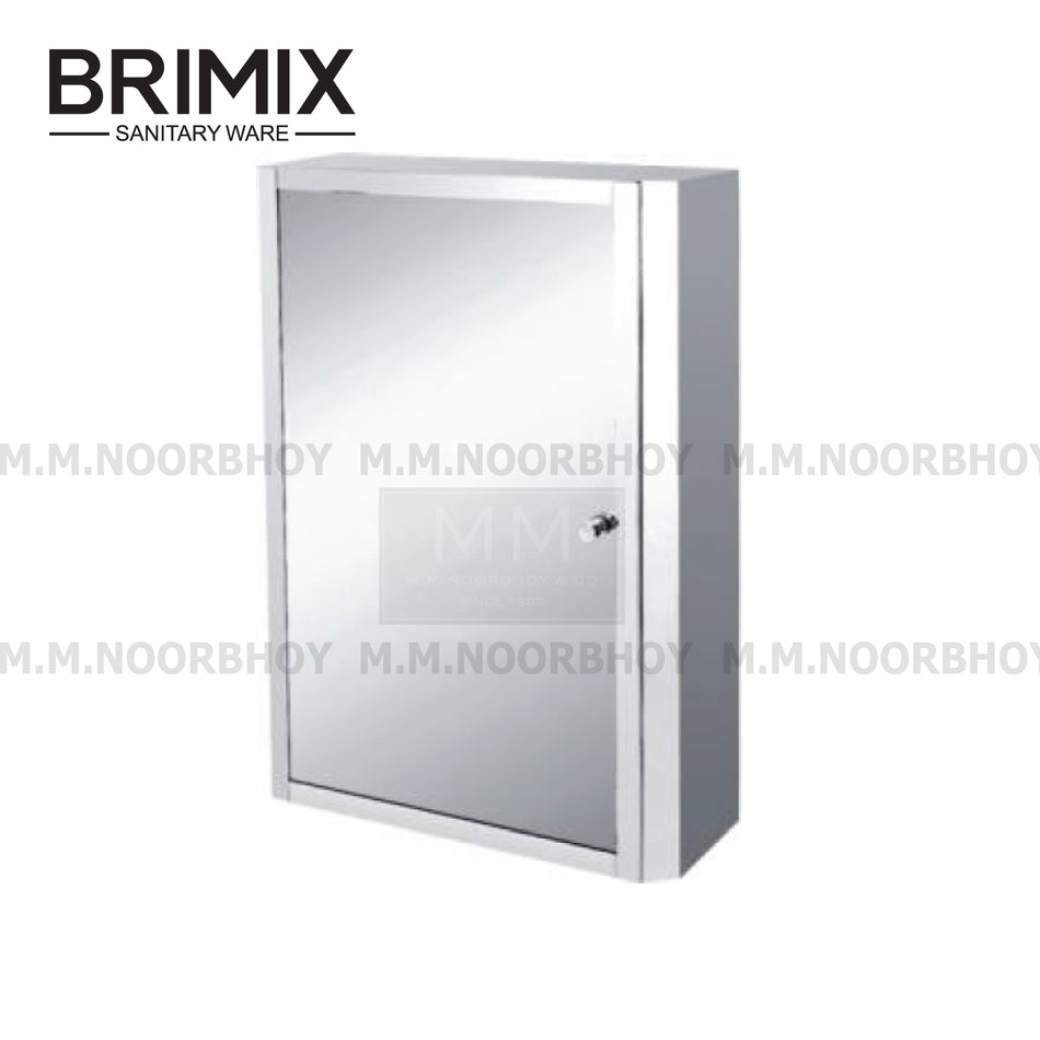 Brimix Cabinet with Glass Stainless Steel Measure with 350X500X130cm - YI-BRI/CB/6010/SS