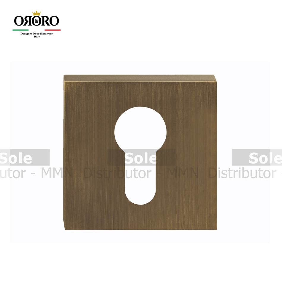 Oro & Oro Square Key Hole Size (50X50)mm BLK,MAB,MBN,MSN.TIT & CP Finish (Each) - OROKHS15E