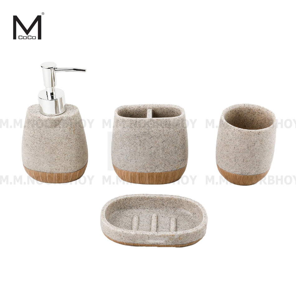 Mcoco 4 Pieces Bathroom Accessories Set - MCO/BA4/CERBEI/1035