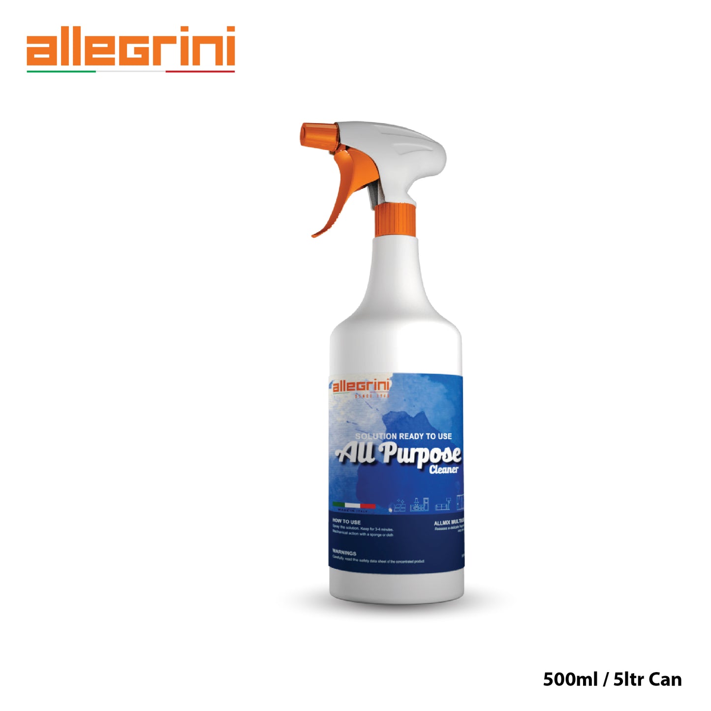 Allegrini All Purpose Cleaner,500ml & 5 Liter - ALLEGRINIAM