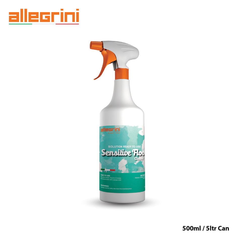 Allegrini Sensitive Floor Cleaner (Marble & Carpet) Deterlux, 5 Liter & 500ml - ALLEGRINIDL