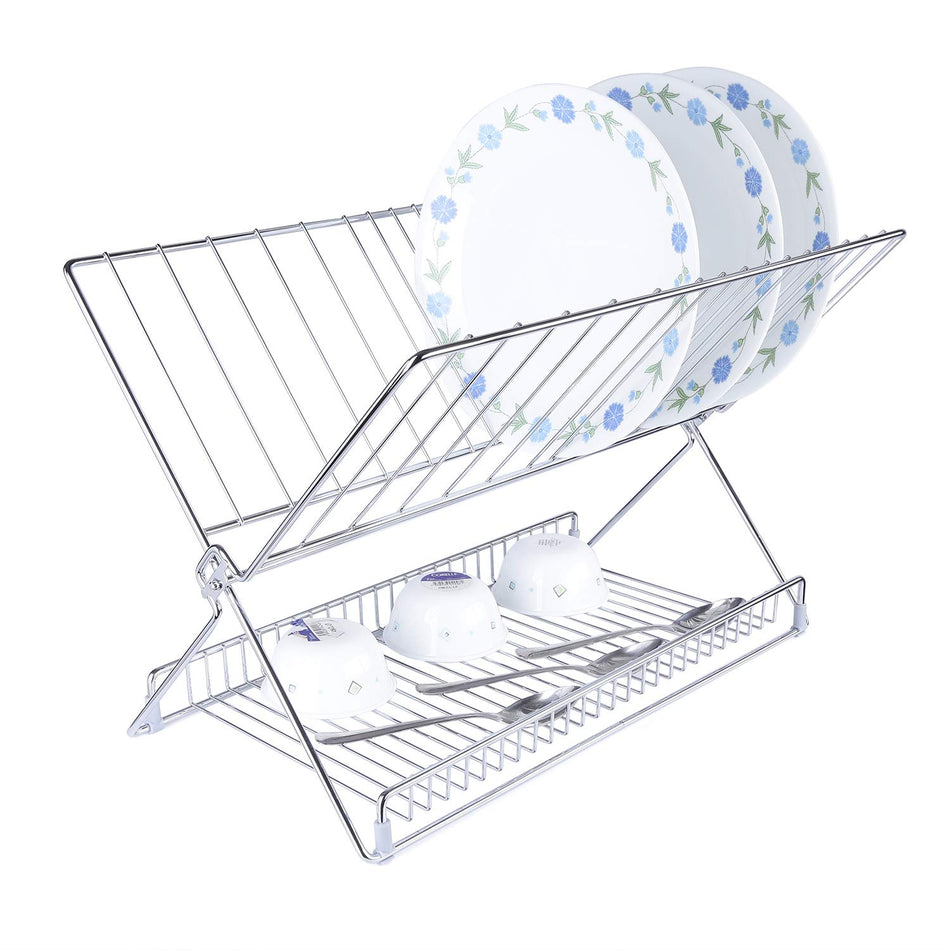 Hettich Stainless Steel Portable Dish Drainer with PVC Tray - HT926721200