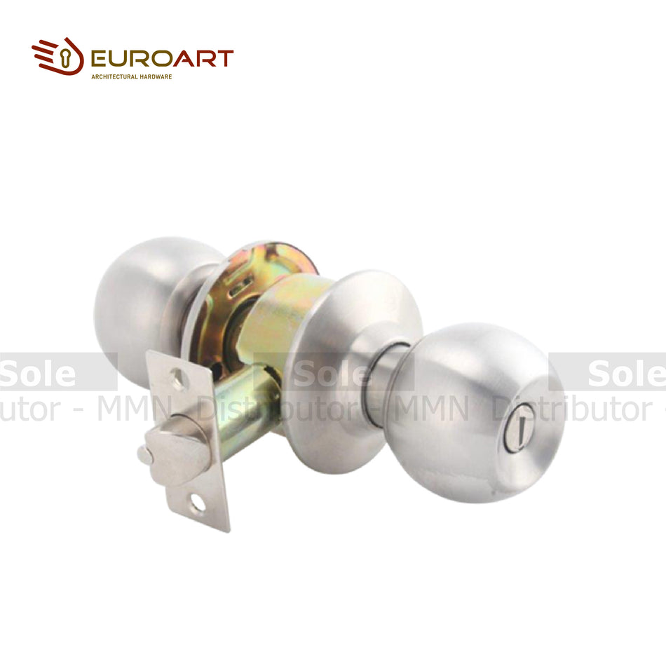 EuroArt Ball Lock Backset size 60mm Satin Stainless Steel - SC