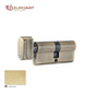 EuroArt Turn & Key Cylinder, Size 70mm , AB, MBL, PB & SN Finish- CYD370