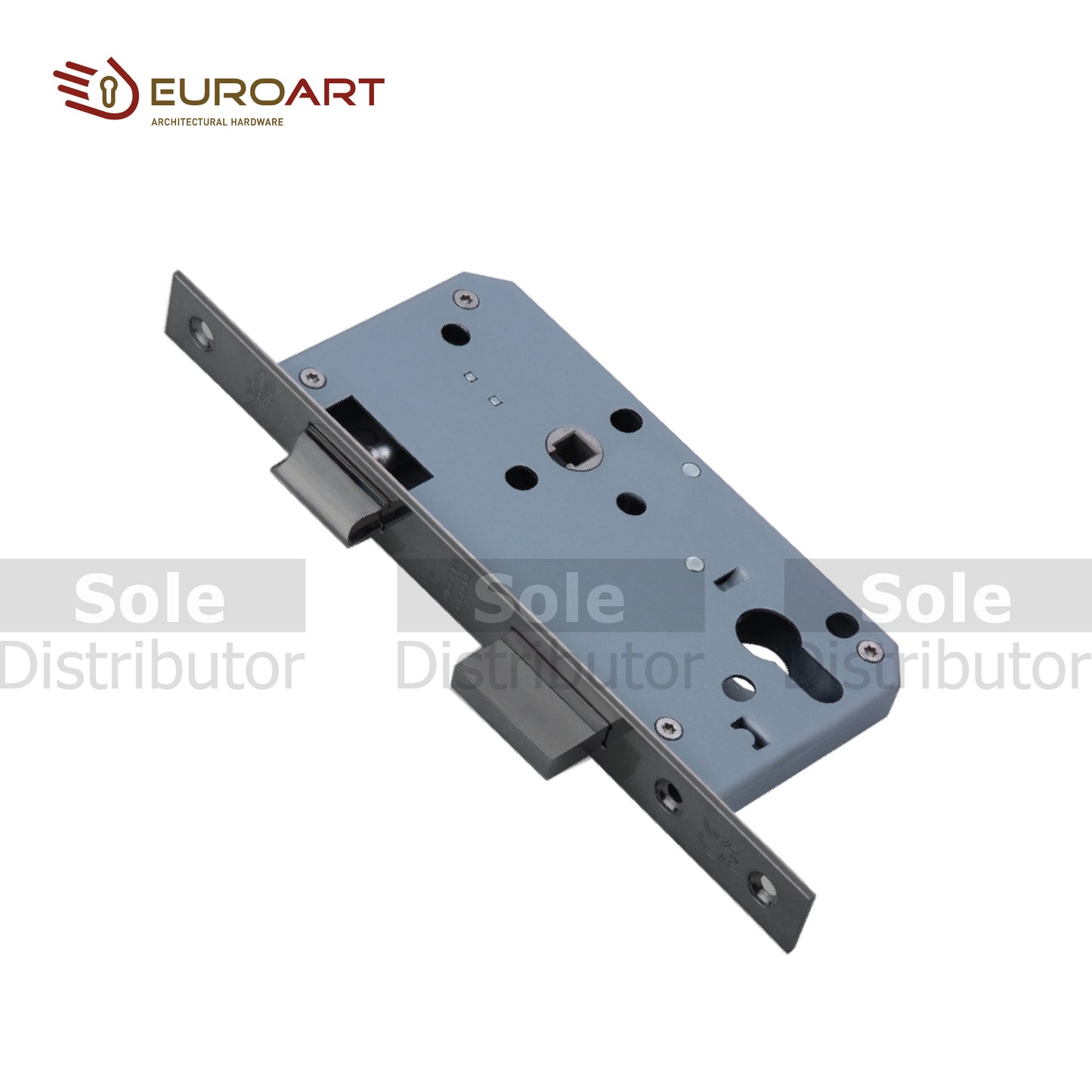 EuroArt Din Sash Lock Body 72x55mm Backset SSS,AB,BL/PVD & PB/PVD Finish  - DLA7255EP