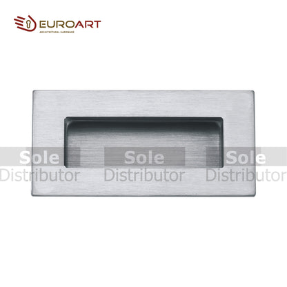 EuroArt Square Flush Pull Handle , 150mmx51mm ,BL/PVD ,MAB & SSS Finish - FPS205