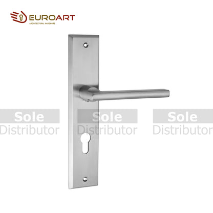 EuroArt Lever Handle On Investment Casting Plate Dimension 51x245x127mm Stainless Steel - LBS710/SSS