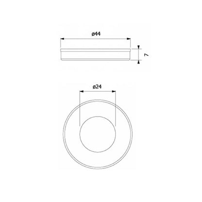 VRH Base Cover For Stop Valve, Stainless Steel- FZVHY.J328AB