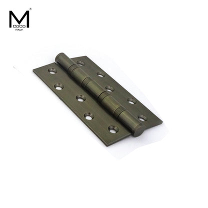 Mcoco Door Hinges With Two Ball Bearing, Size 3x2 to 6x6 Inches, Stainless Steel & Antique Brass Finish - GS