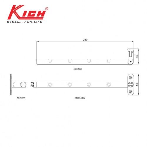 Kich Window Casement Stay, Size 10 Inches, Stainless Steel 316 grade - KWS10SS