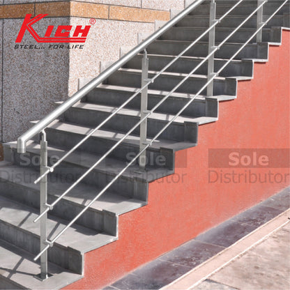 Kich Hand Rail Top Mounted Flat Baluster System With Horizontal Members Stainless Steel 316 Grade - DT53-2-163