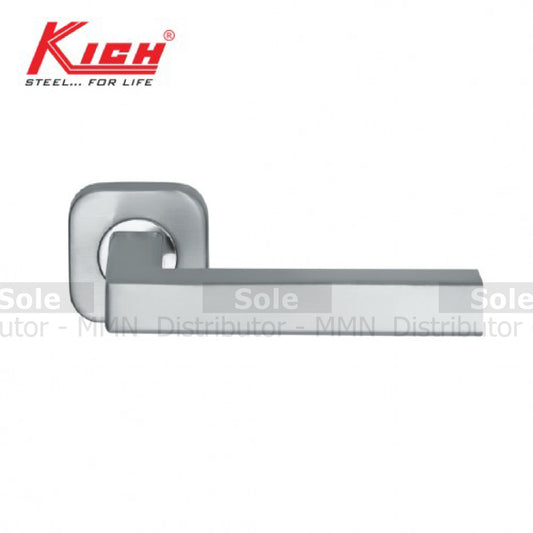 Kich Mortise Lever Handle Set With Escutcheons, Diameter 19mm, 316 Stainless Steel Finish- KMH1923S