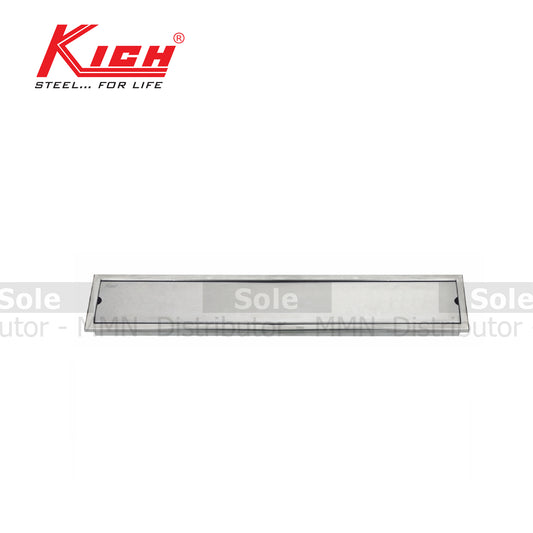 Kich Rectangle Shower Floor Drain , Size 12"X4" , Stainless Steel 304 Finish  - KSFD1412S