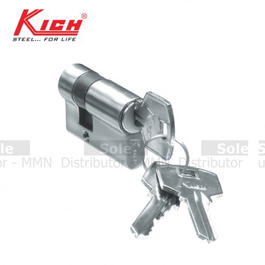 Kich Half Cylinder One Side Key, Size 45mm, Brass Satin Finish -KPCHKS70SS