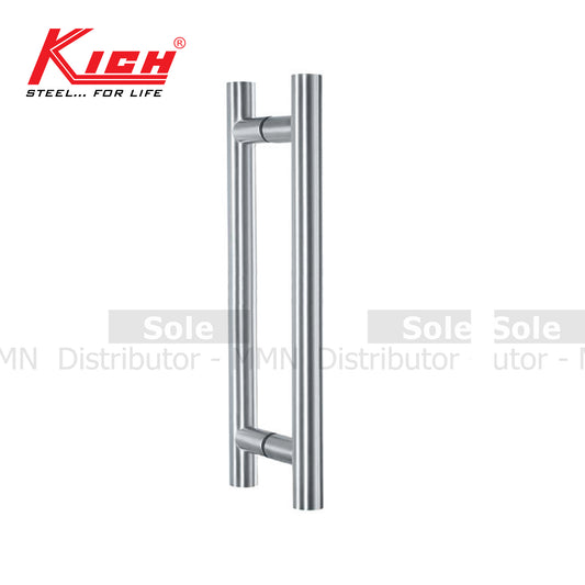 Kich Square Main Door Pull Handles, ප්‍රමාණය අඟල් 36, මල නොබැඳෙන වානේ 316 ශ්‍රේණියේ නිමාව (යුගල) -KPHHS25.775S