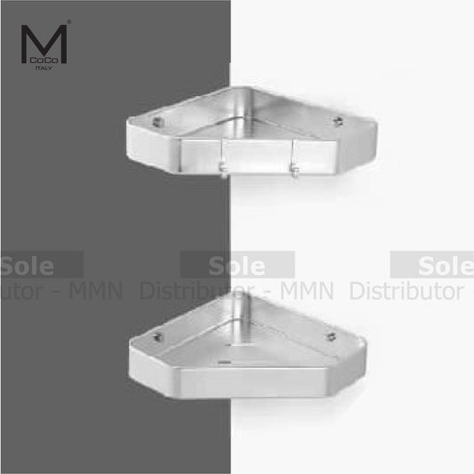 Mcoco Single Corner Rack FOG Silver - MCO6013SIL