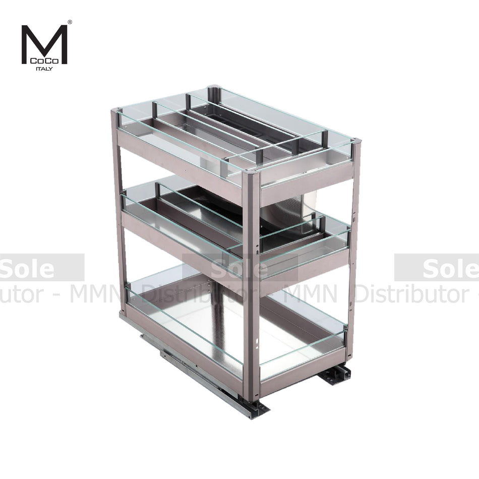 Mcoco Kitchen SOFT CLOSING UNDER-MOUNT SHELF - BL400B