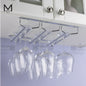 Mcoco Wine Glass Holders, Single, Double & Triple Shelf, Chrome Plated & Nano Coating Steel - TH110