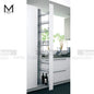 Mcoco Larder Bottle Pullout With Top & Bottom Mount Railing Steel Chrome Plated and Nano - TTM206
