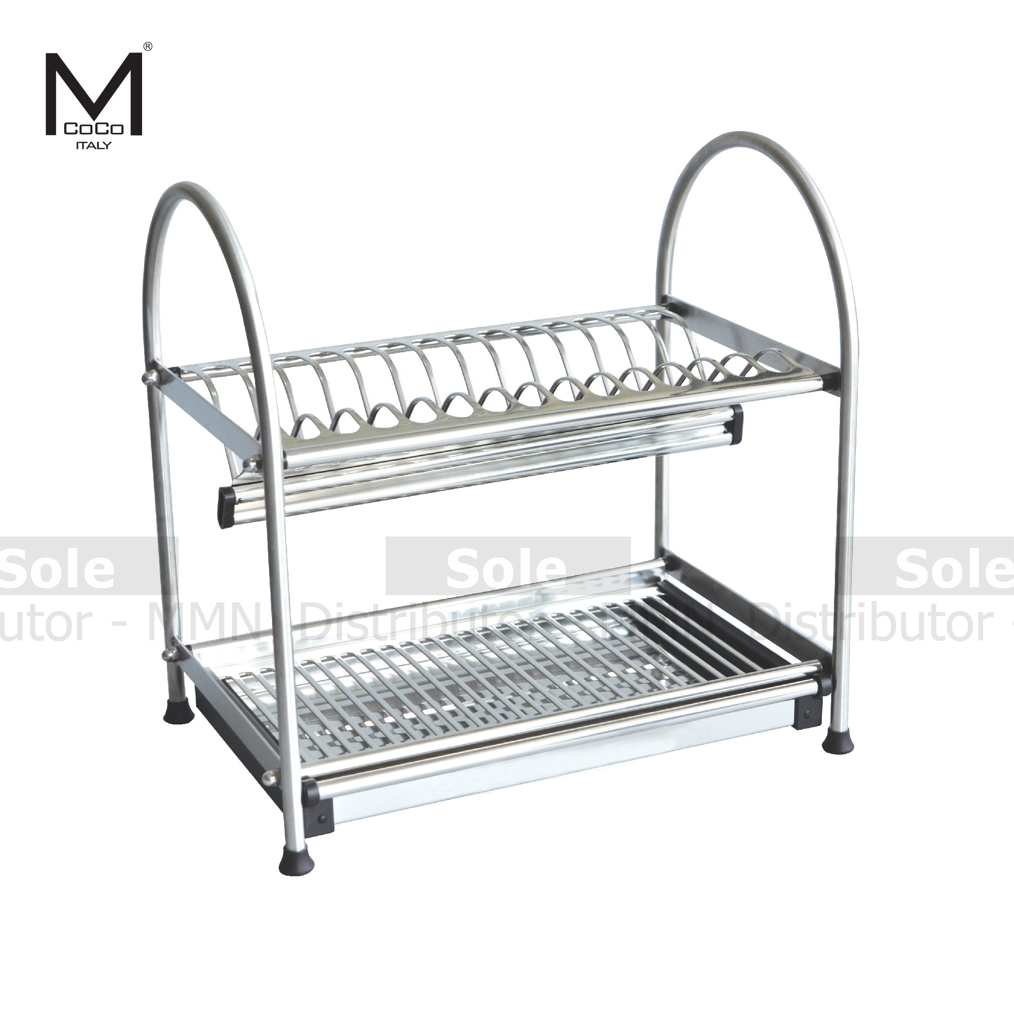 Mcoco Kitchen Table Plate Rack 2 Shelves Stainless Steel - WDJ – M. M ...