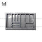Mcoco Kitchen Cutlery Tray , Size 830X480X55MM ,Plastic Matt Gray. - C900K