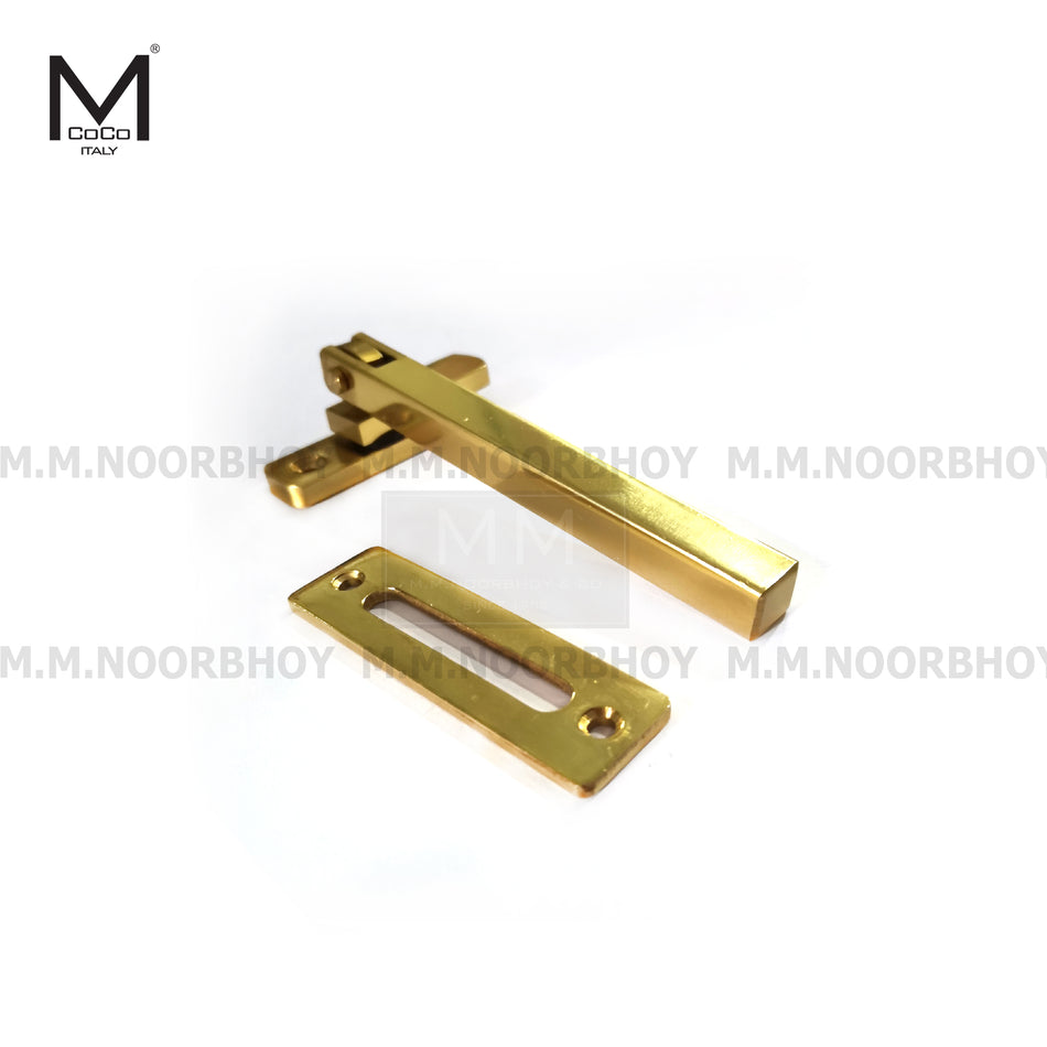 Mcoco NB Window Fastner NEO Square Box Type, Antique Brass, Stainless Steel, Graphite Grey & Polished Brass Finish - WFSMNEO