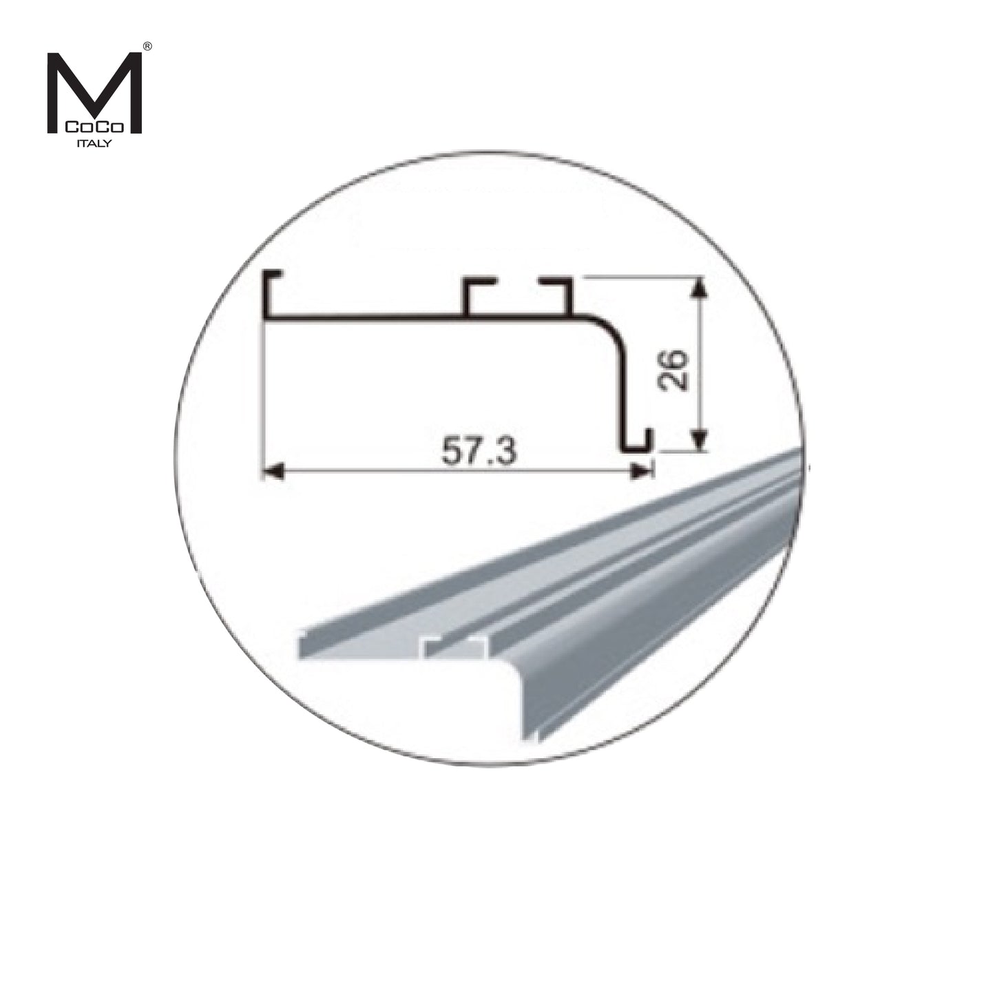 Mcoco L Profile 3 Meter 1.1mm Thickness Aluminium Golden Brush, Anodized Champagne & Matt Black Finish - BX9007