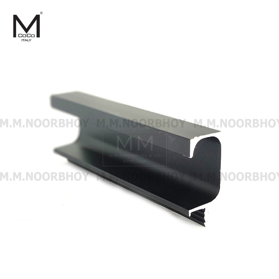 Mcoco G Profile 3 Meter 1.25mm Thickness Aluminium Golden Brush, Anodized Brush & Matt Black Finish - BX9025