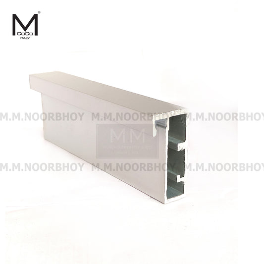 Mcoco Glass Profile With PVC Strip 3 Meter 1.4mm Thickness Anodized Aluminium - 253DC-BX-018