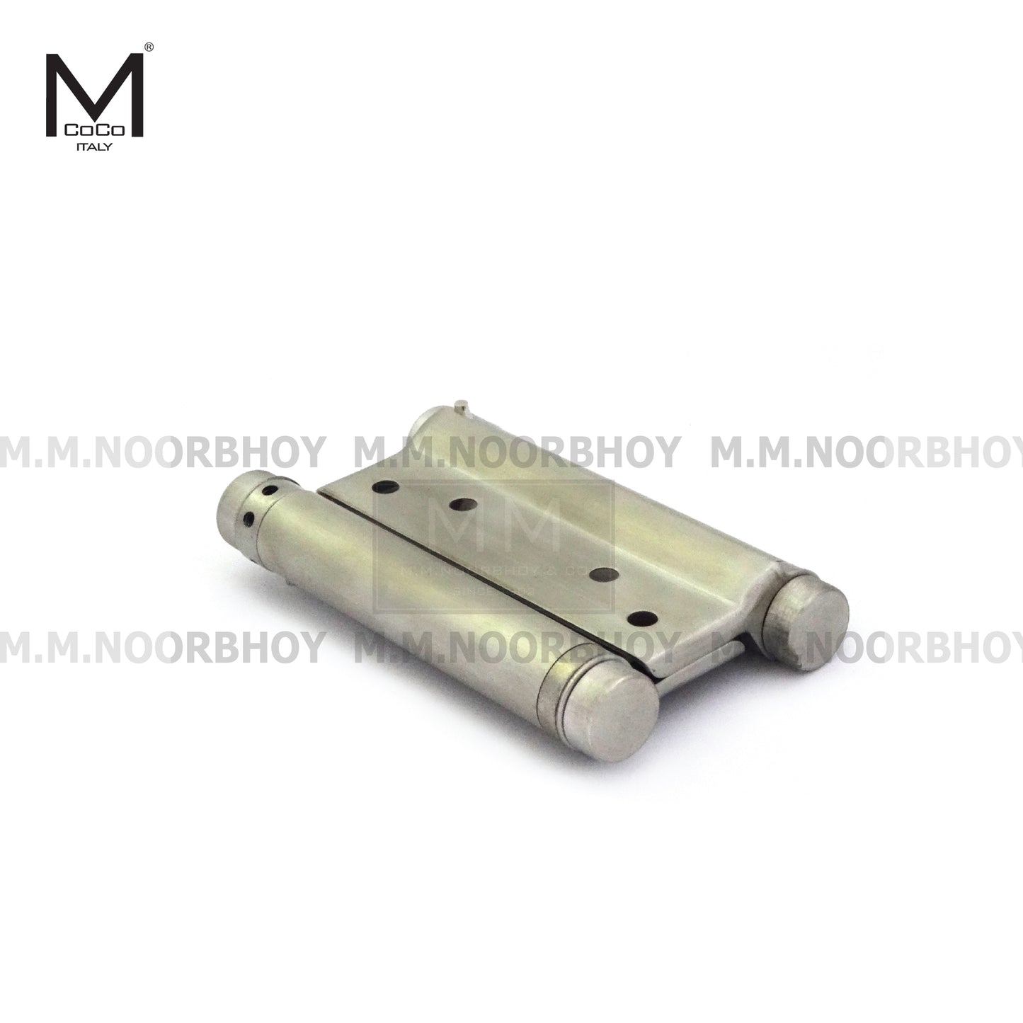 Mcoco Double Spring Saloon Hinges, Sizes 3 to 8 Inches, Stainless Steel Finish - F201