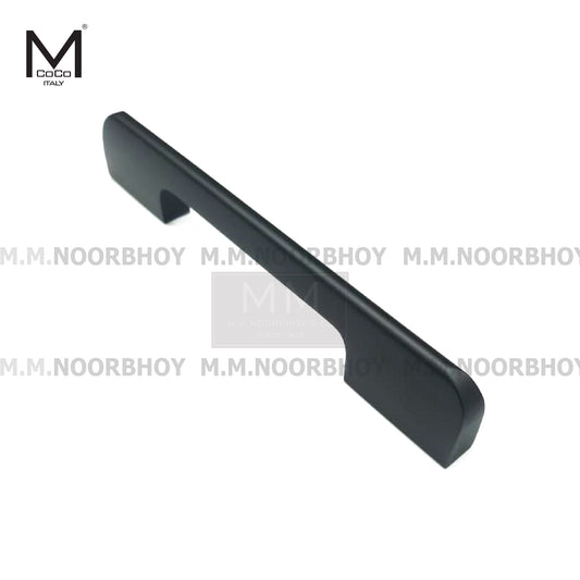 Mcoco Cabinet Handle Sizes 96 to 224mm Aluminium Stainless Steel Grey & Matt Black Finish - 1084A.