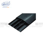 Ebco Cable Duct Base & Cover Profile 3 Meter Black - CDBP+CPBL