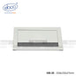 Ebco Electric Box Slim 20, Size 220x132x27mm White Colour - EBS20