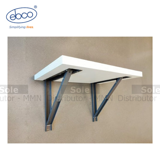 Ebco Foldable Table Bracket Recessed Sizes 300mm,400mm & 500mm Anthracite Color - TBR