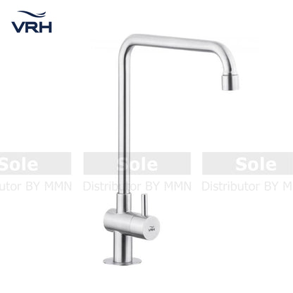 VRH Deck Single Sink Faucet Pocket Model, Stainless Steel - HFVSB.1000G1
