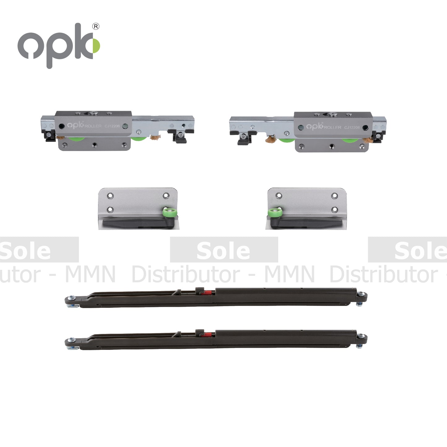 Opk Sliding Roller Set , Door Weight 70Kg - OPKCJ12206A.B