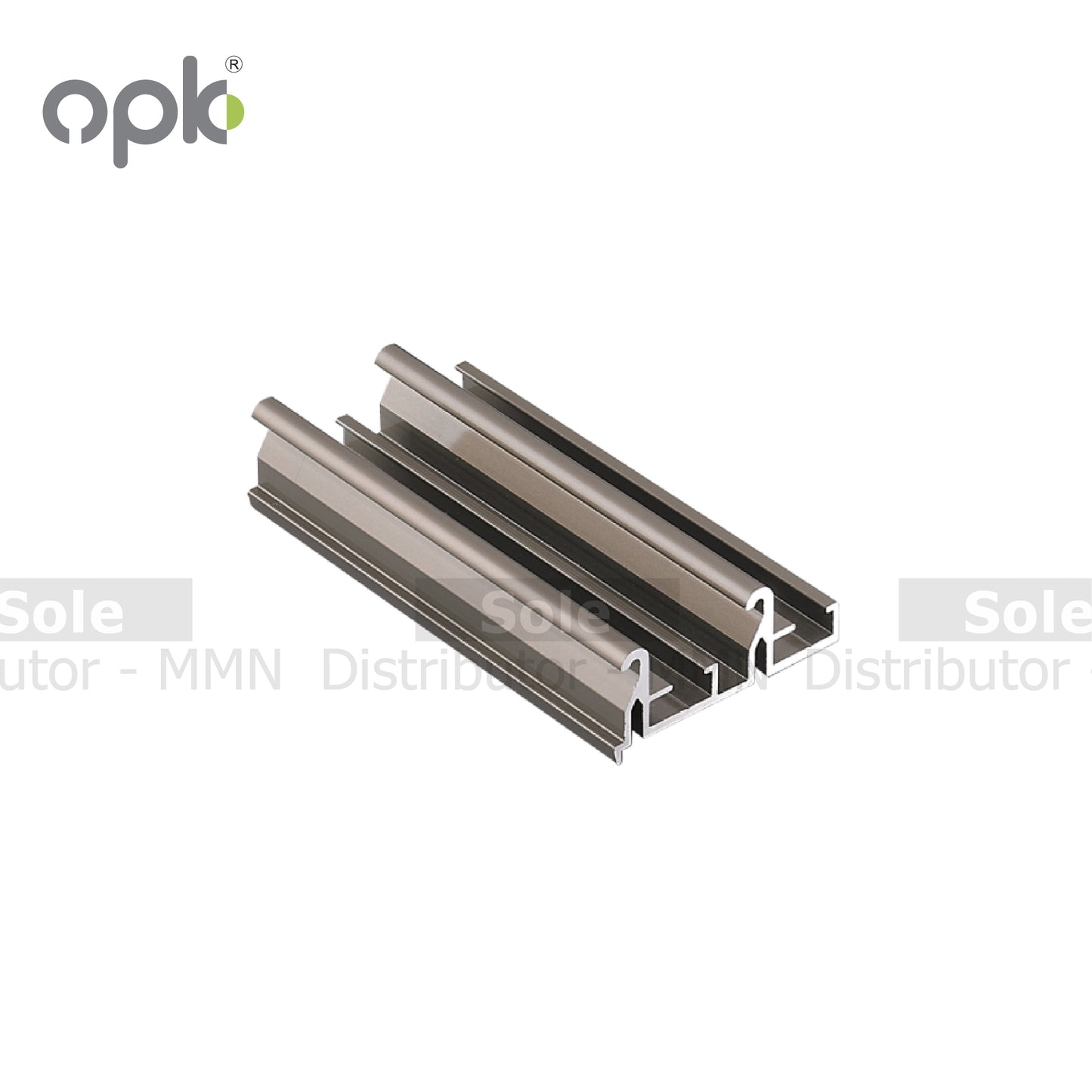 Opk Sliding Up Track , Door Weight 70Kg, Size 3 Meter , Aluminum Anodized Silver Finish- OPKXJA073BJ
