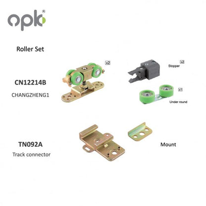 Opk Shenzhou 1-C Sliding Rollerset , Weight 300Kg,  (Set)- OPKCN12214B